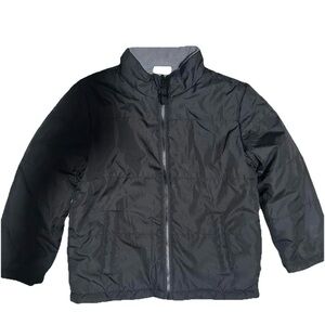 Black Toddler Fleece Lined Winter Jacket Size 4T